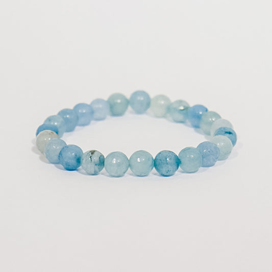 ONYX BEADED BRACELET | BLUE