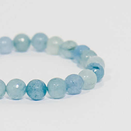 ONYX BEADED BRACELET | BLUE