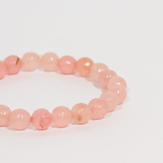 ONYX BEADED BRACELET | PINK