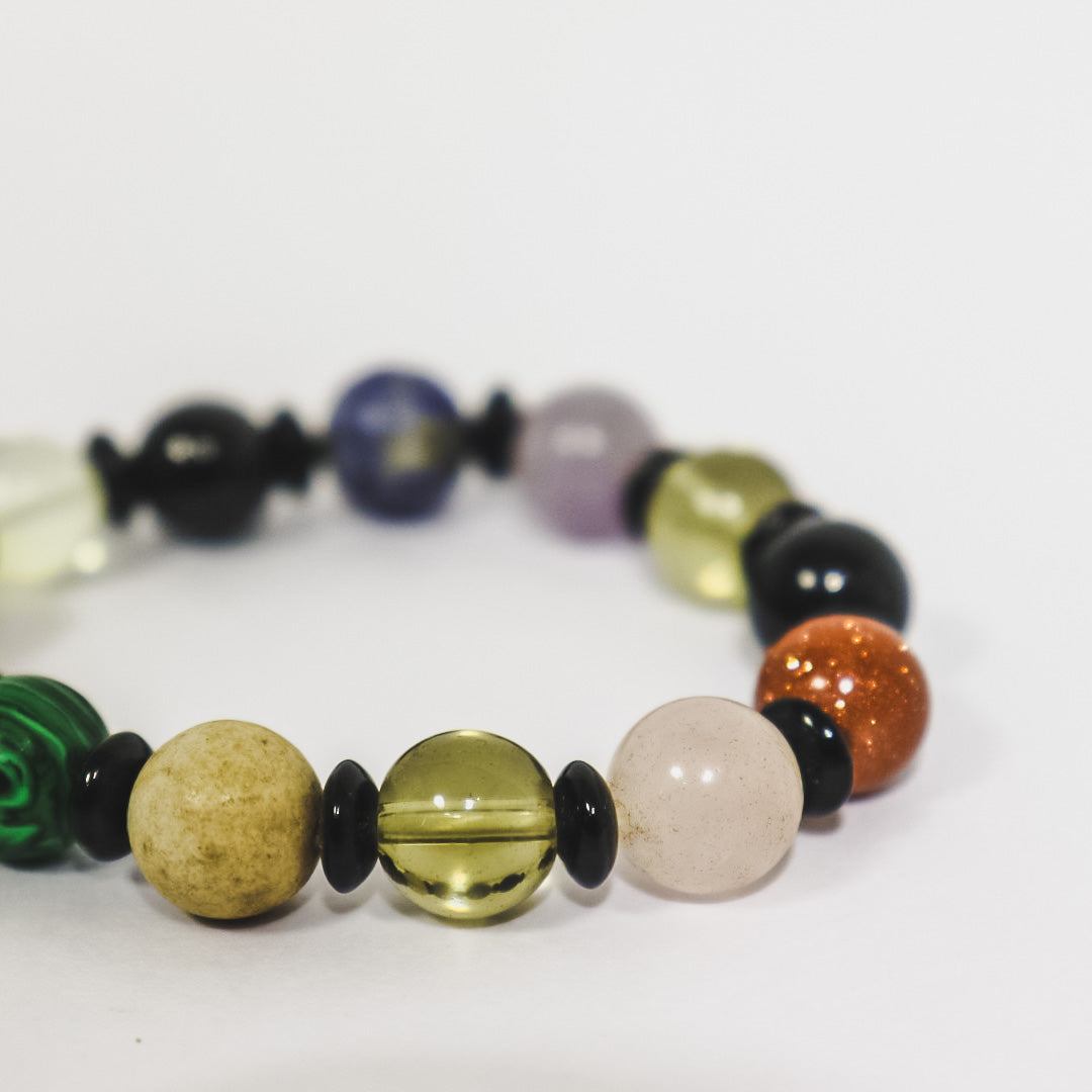 PLANETS BEADED BRACELET