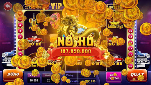 Giao diện bắt mắt của game nổ hũ